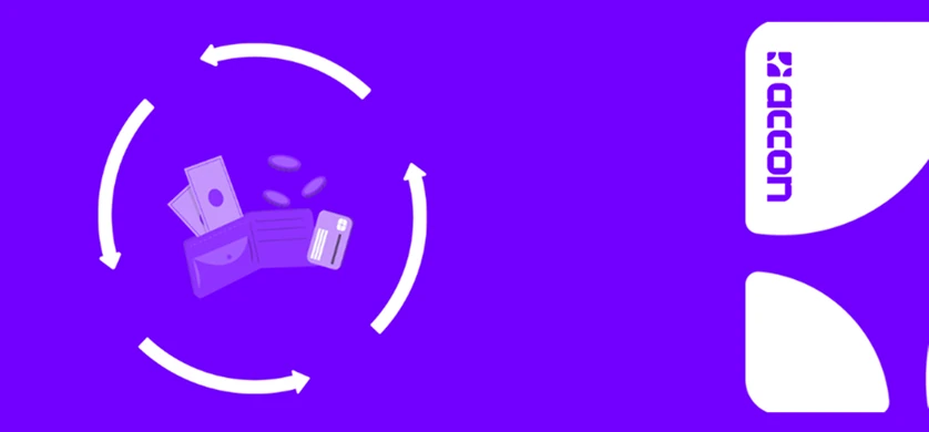 Ilustracao de cashback com moedas