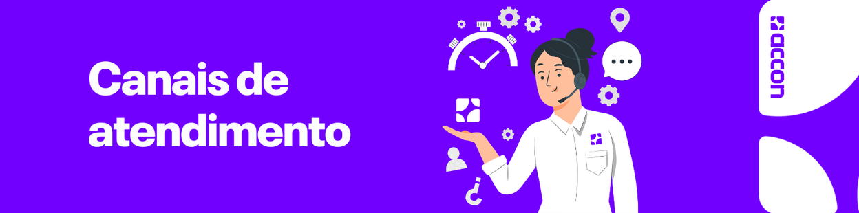 Canais de atendimento Accon